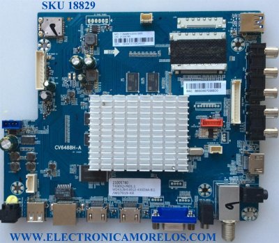 MAIN / WESTINGHOUSE 21005780 / CV6488H-A / 73H0473 / PANEL T430QVR01.1 / MODELO WD43UB4530